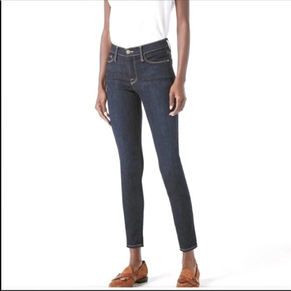 FRAME Denim Le Skinny de Jeanne Jeans 26 Winter High Waist‎ High Boots Comfy